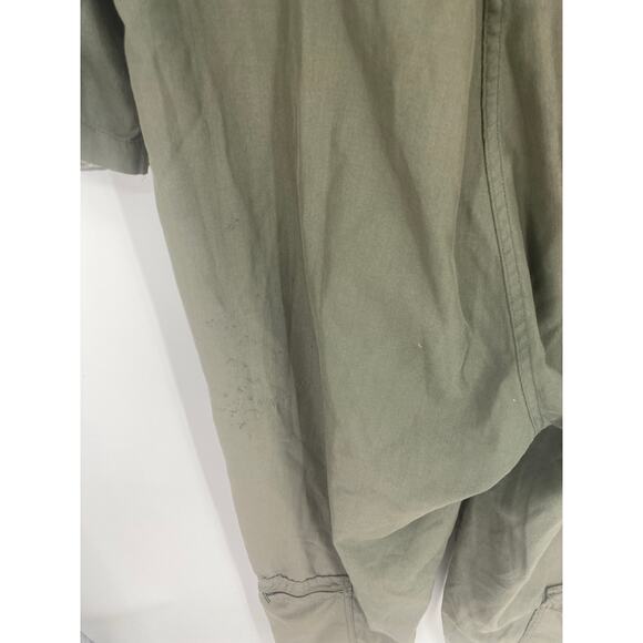 GENUINE US AIR FORCE GREEN NOMEX FIRE RESISTANT FLIGHT SUIT CWU-27/P Top Gun 42R - Picture 4 of 4